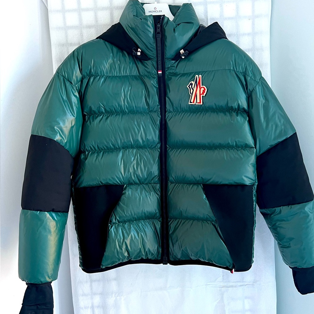 Moncler Men Puffer Winter Jacket - Emerald Size 4